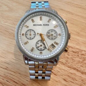 Authentic MICHAEL KORS Ritz Two Tone Watch MK5057